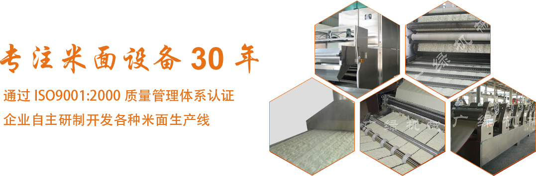 自主研製開發米麵生產線